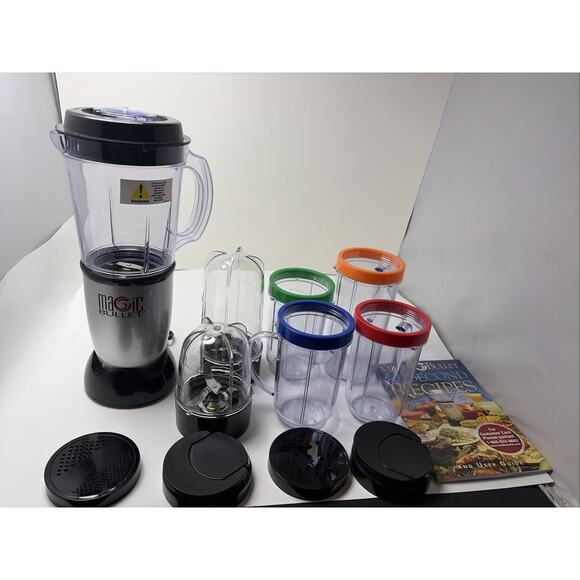 Magic Bullet Other - Magic Bullet Blender MB1001b Base Blender Mugs Never Used
